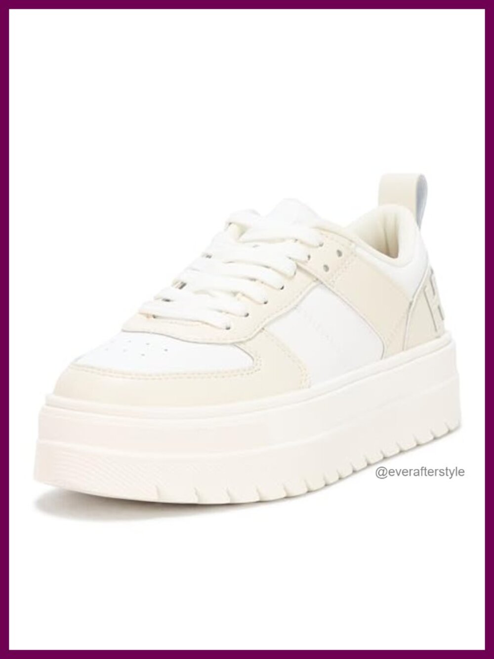 Platform Low Profile Sneaker Leather Round Toe Lace Up Casual Party